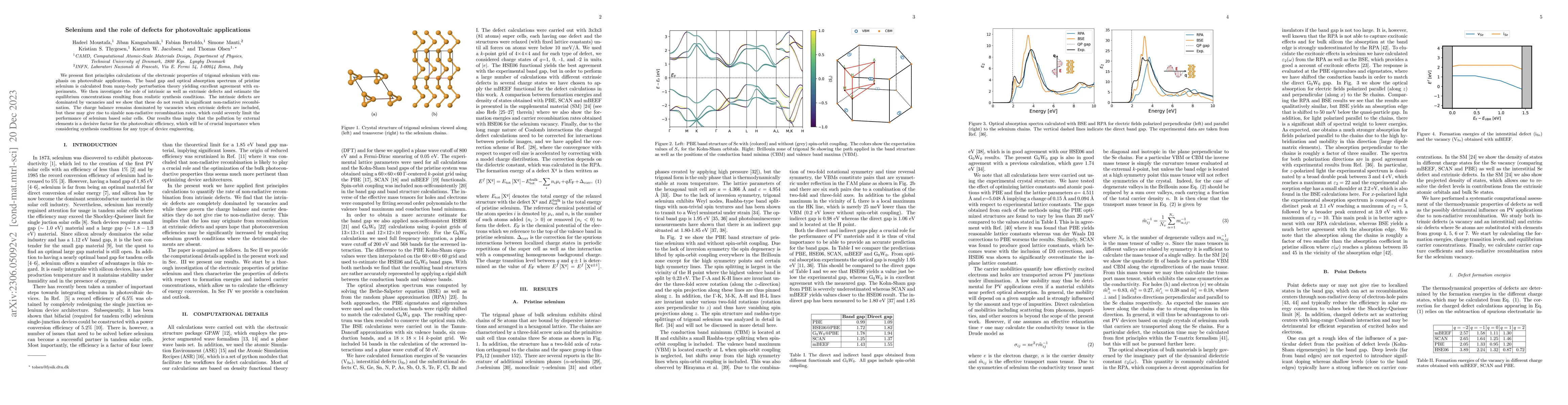 Thumbnail for Selenium and the role of defects for photovoltaic applications