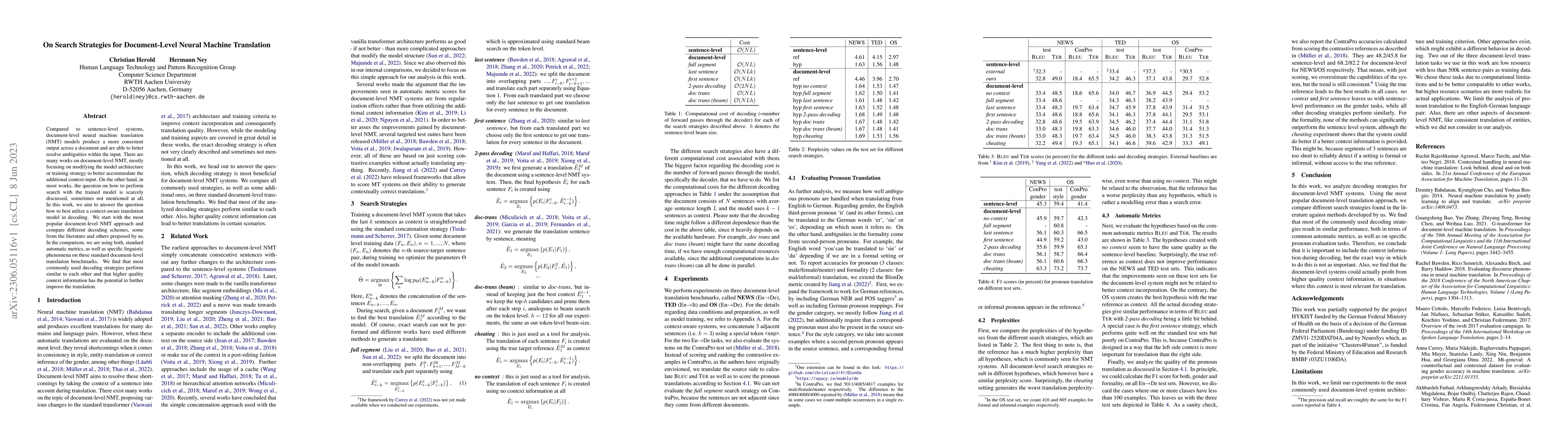 Thumbnail for On Search Strategies for Document-Level Neural Machine Translation