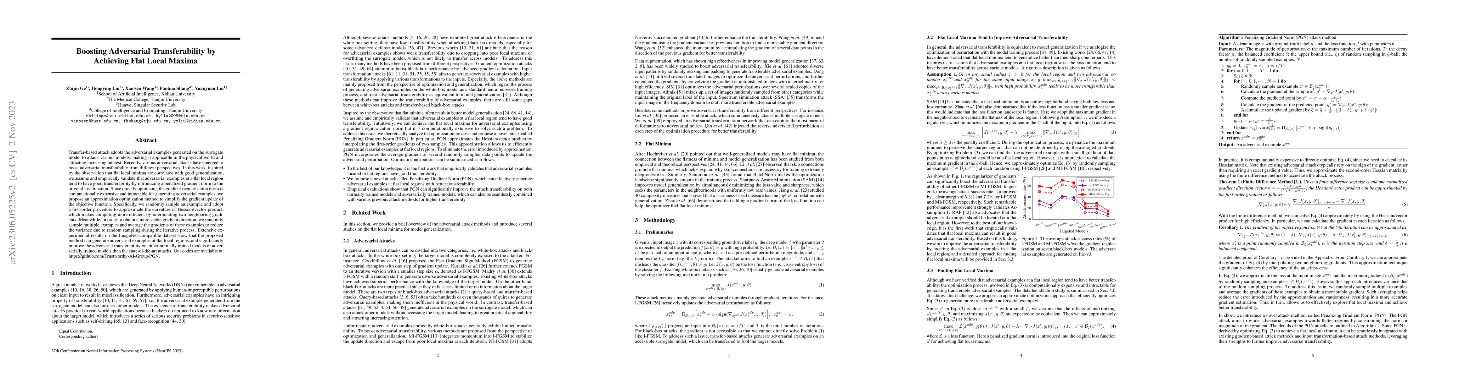 Thumbnail for Boosting Adversarial Transferability by Achieving Flat Local Maxima