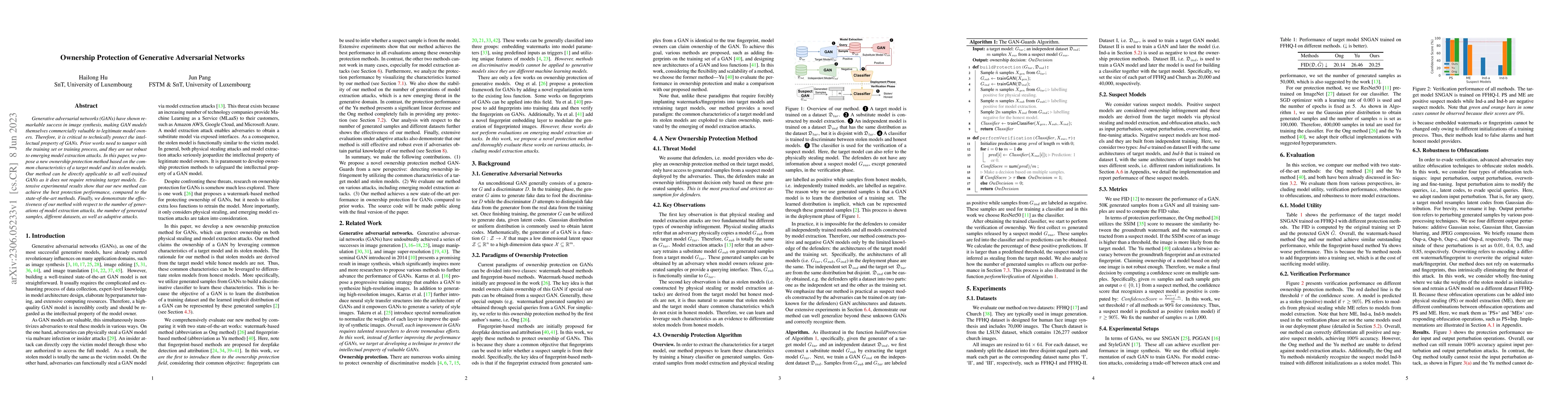 Thumbnail for Ownership Protection of Generative Adversarial Networks
