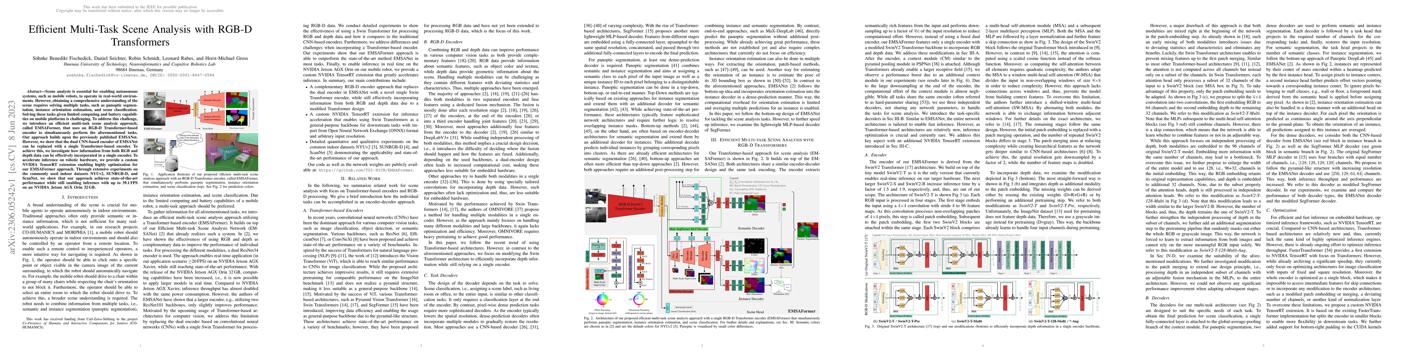 Thumbnail for Efficient Multi-Task Scene Analysis with RGB-D Transformers