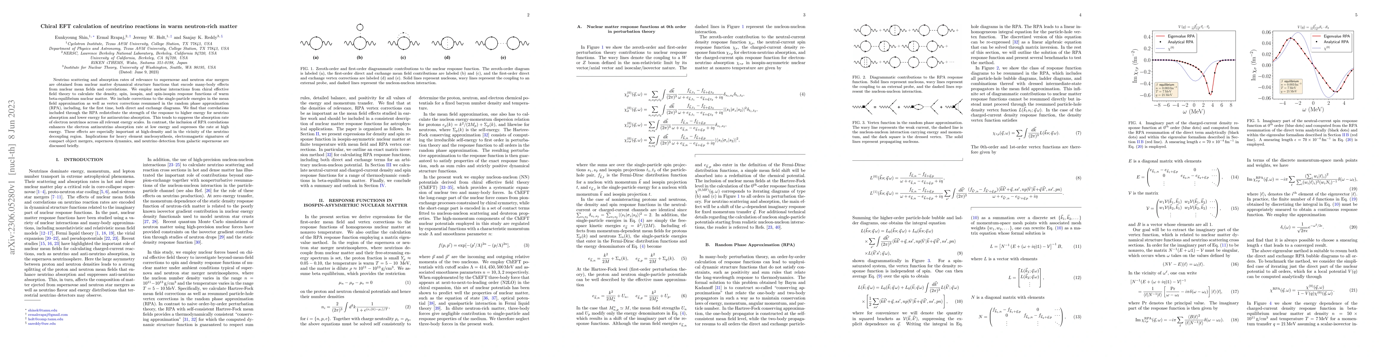 Thumbnail for Chiral EFT calculation of neutrino reactions in warm neutron-rich matter