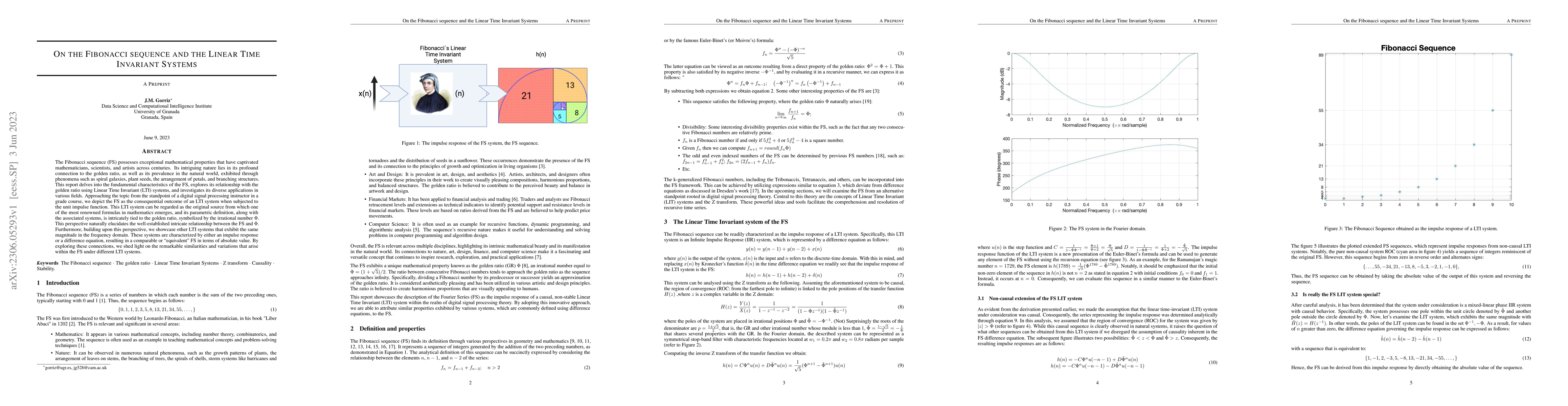 Thumbnail for On the Fibonacci sequence and the Linear Time Invariant systems