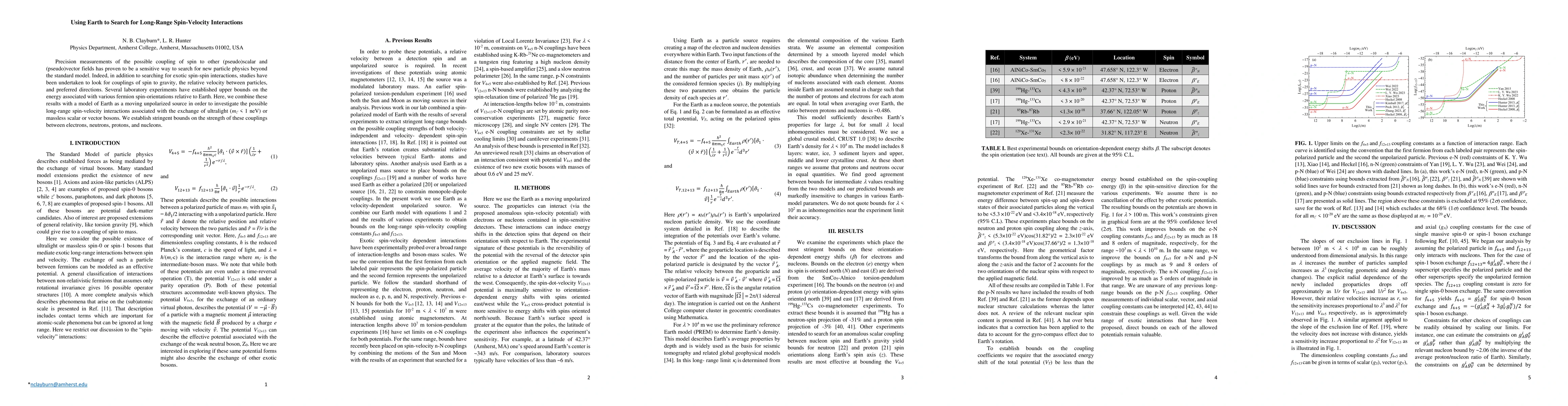 Thumbnail for Using Earth to Search for Long-Range Spin-Velocity Interactions