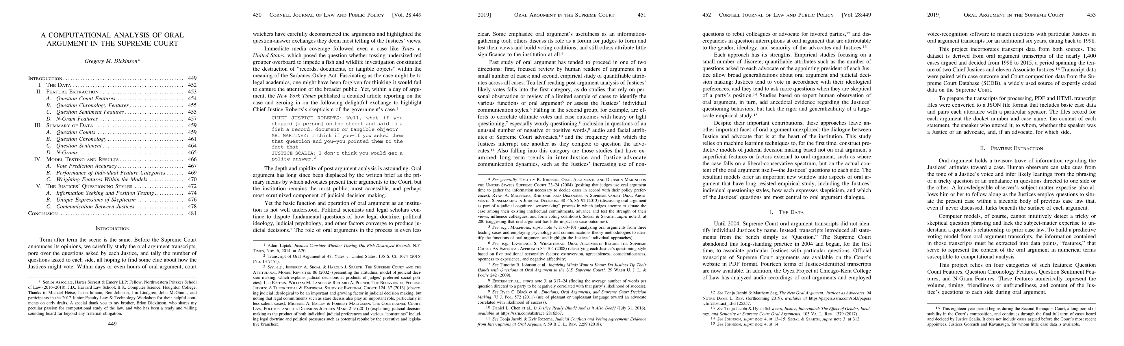 Thumbnail for A Computational Analysis of Oral Argument in the Supreme Court