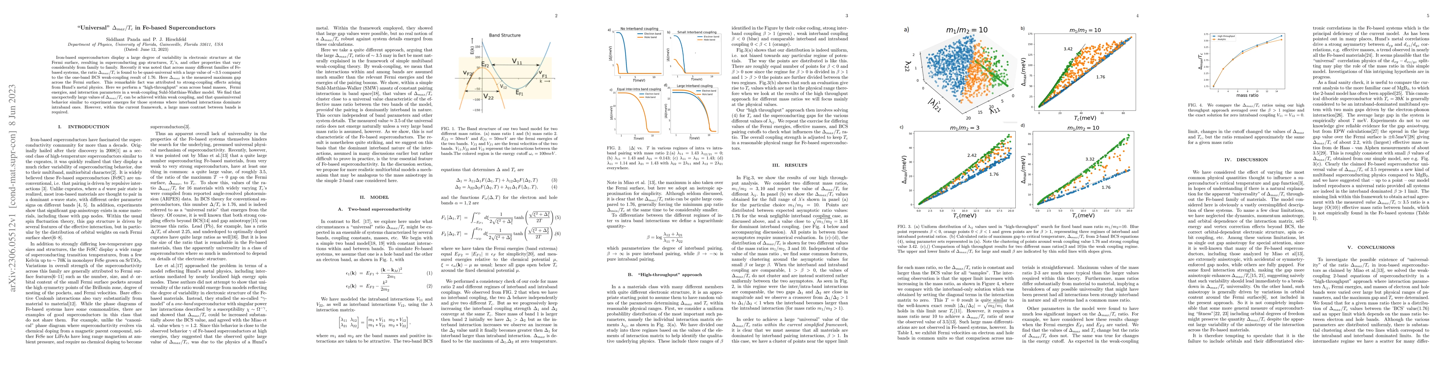 Thumbnail for "Universal" $\Delta_{max}/T_c$ in Fe Based Superconductors