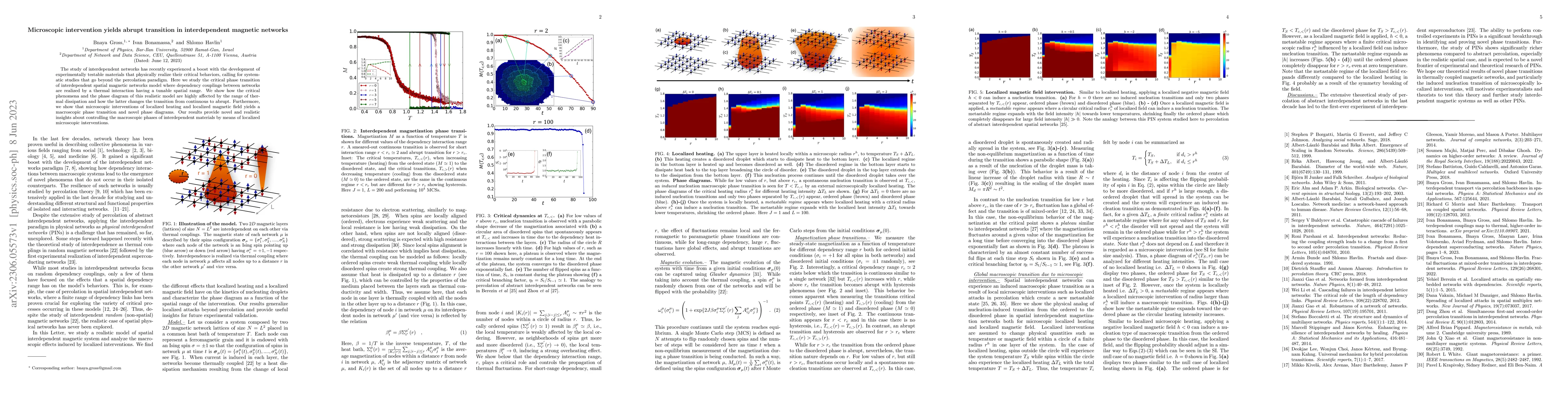 Thumbnail for Microscopic intervention yields abrupt transition in interdependent
  magnetic networks