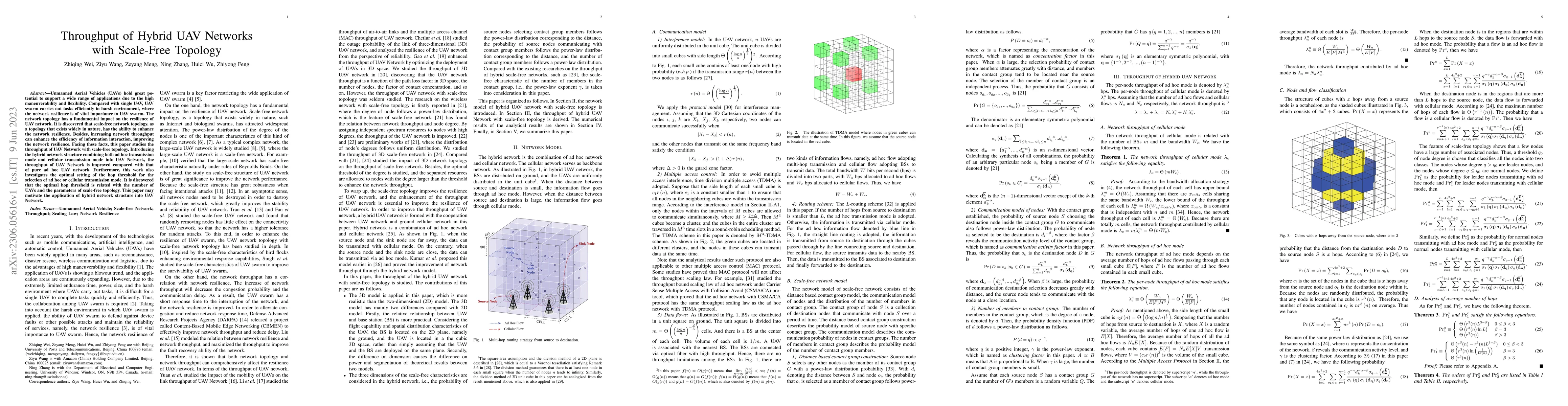 Thumbnail for Throughput of Hybrid UAV Networks with Scale-Free Topology