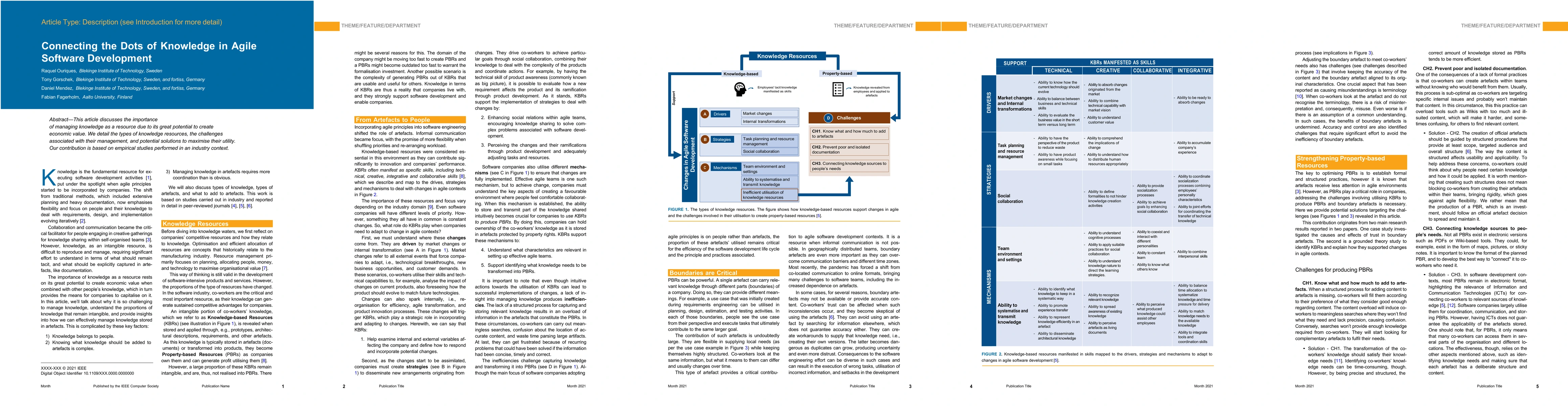 Thumbnail for Connecting the Dots of Knowledge in Agile Software Development