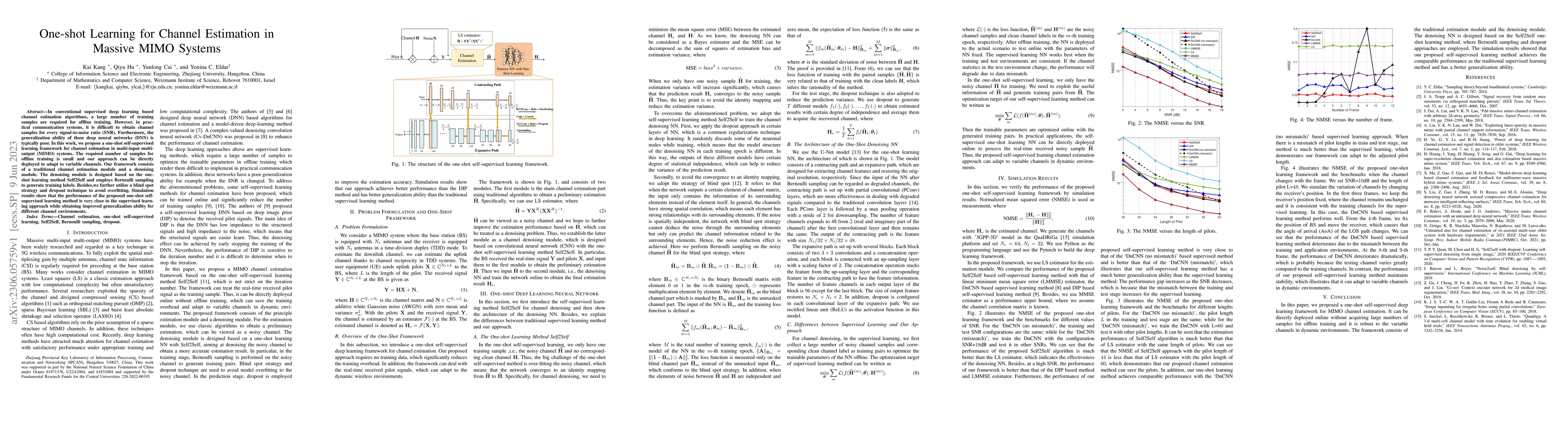 Thumbnail for One-shot Learning for Channel Estimation in Massive MIMO Systems