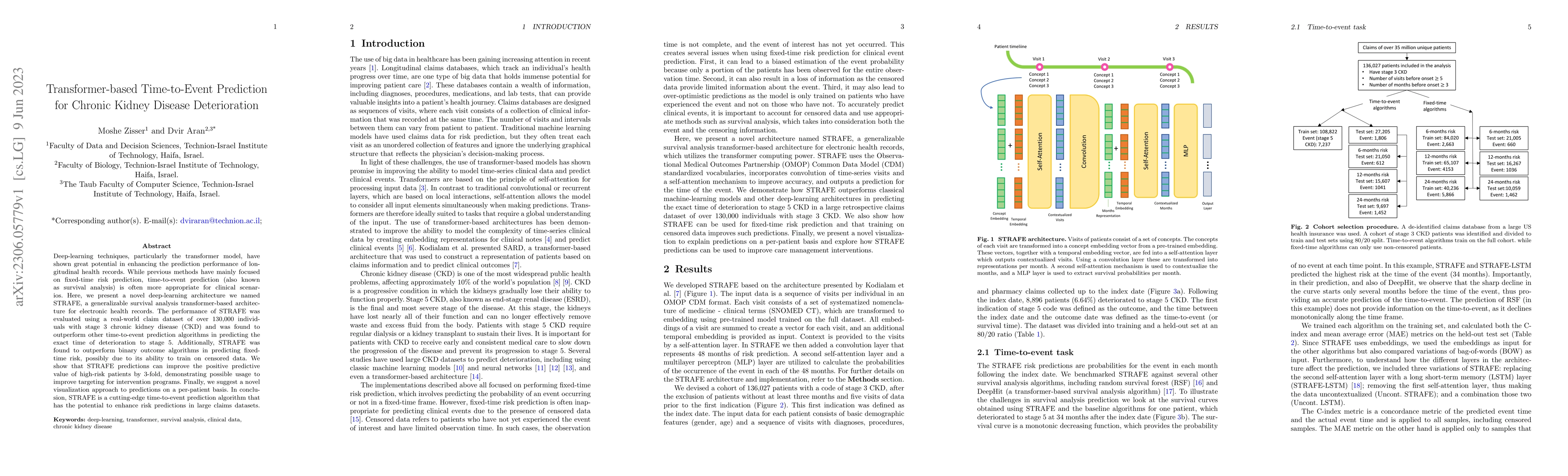 Thumbnail for Transformer-based Time-to-Event Prediction for Chronic Kidney Disease
  Deterioration