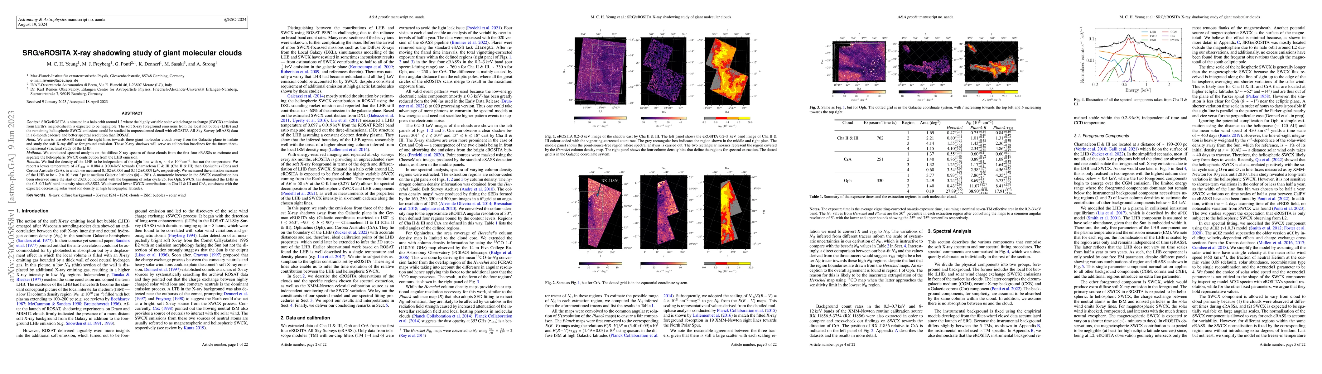 Thumbnail for SRG/eROSITA X-ray shadowing study of giant molecular clouds