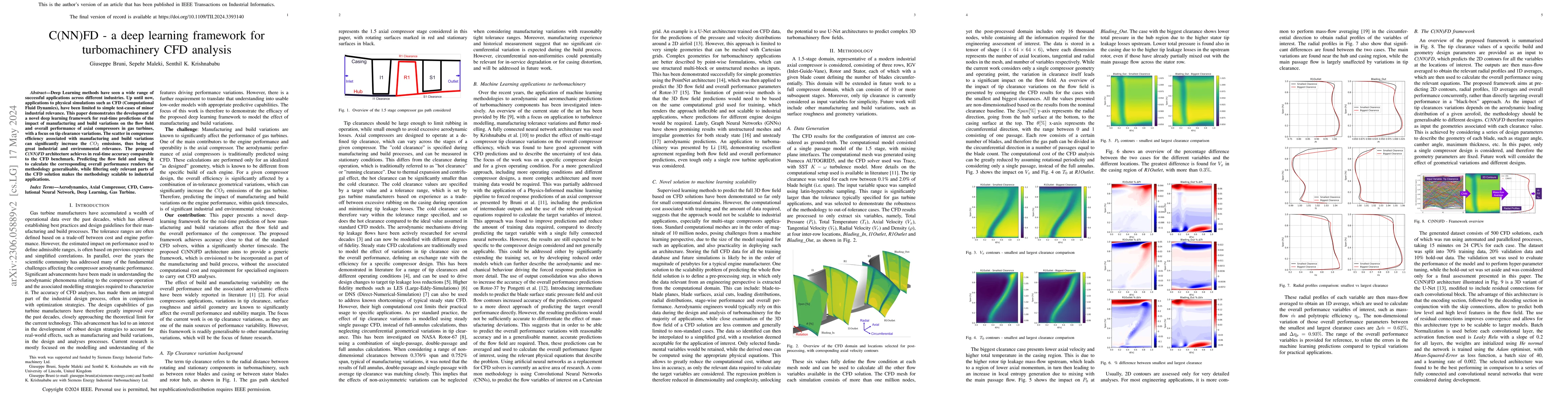 Thumbnail for C(NN)FD -- a deep learning framework for turbomachinery CFD analysis
