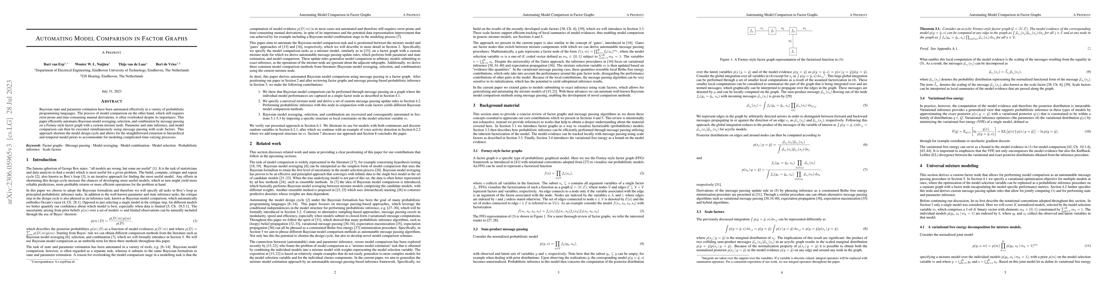 Thumbnail for Automating Model Comparison in Factor Graphs