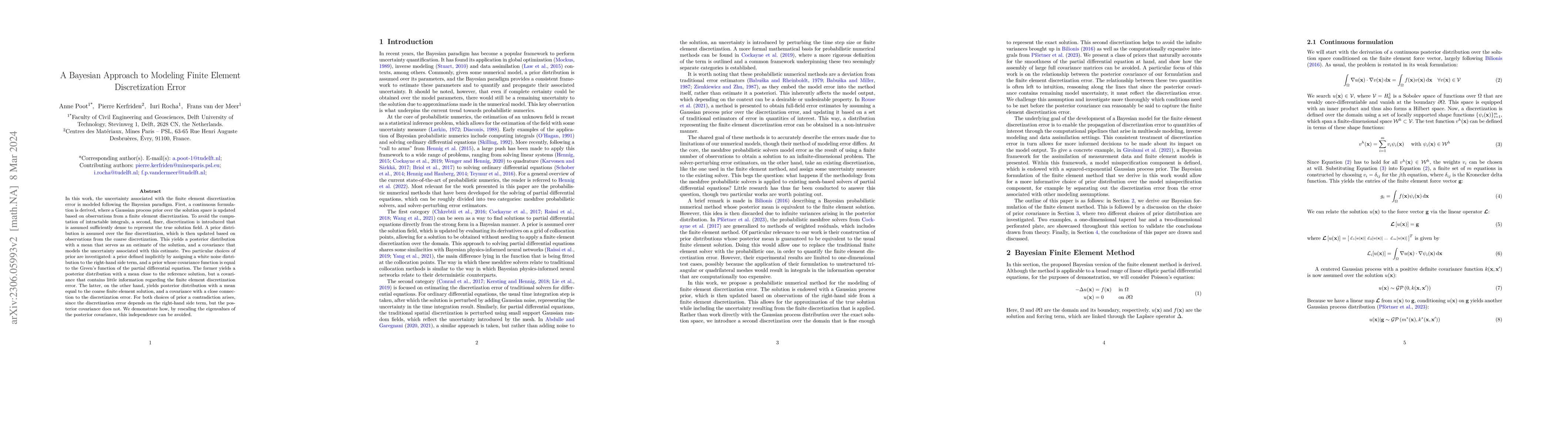 Thumbnail for A Bayesian Approach to Modeling Finite Element Discretization Error