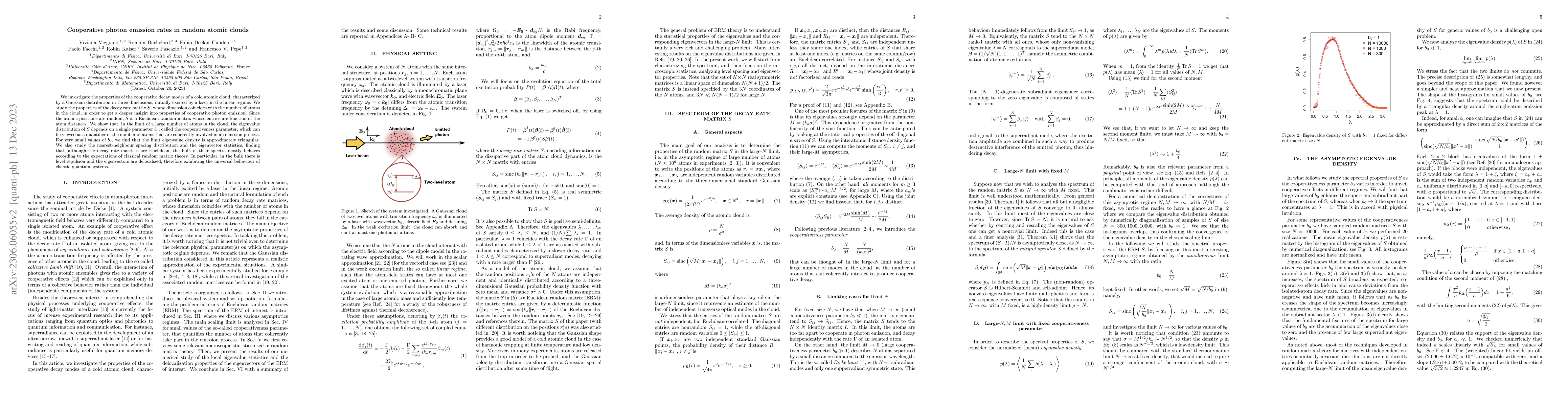 Thumbnail for Cooperative photon emission rates in random atomic clouds