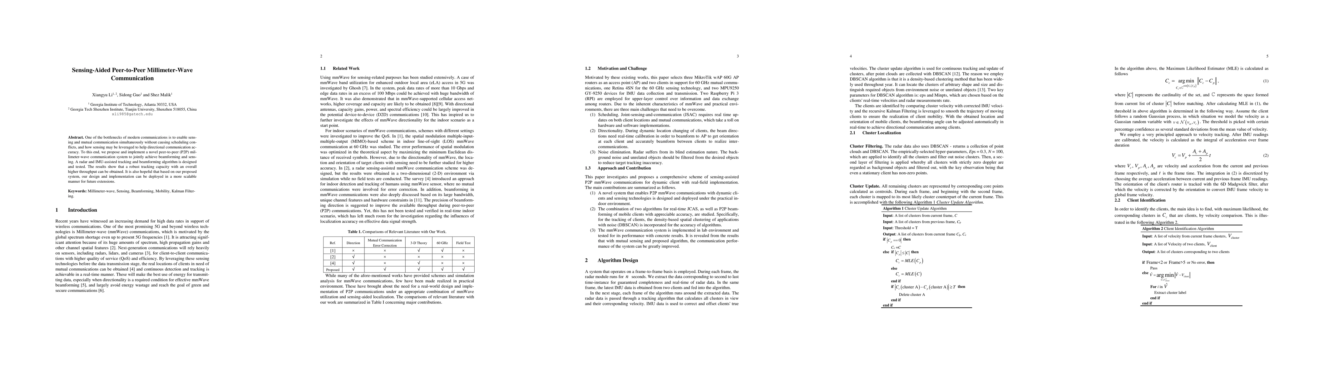 Thumbnail for Sensing-Aided Peer-to-Peer Millimeter-Wave Communication