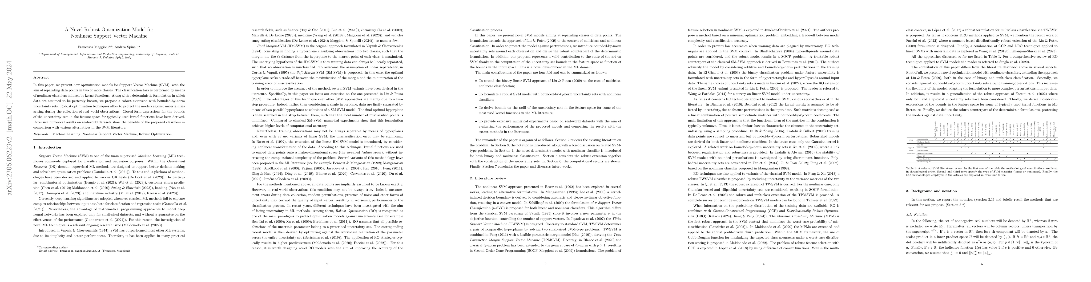 Thumbnail for A Robust Optimization Model for Nonlinear Support Vector Machine