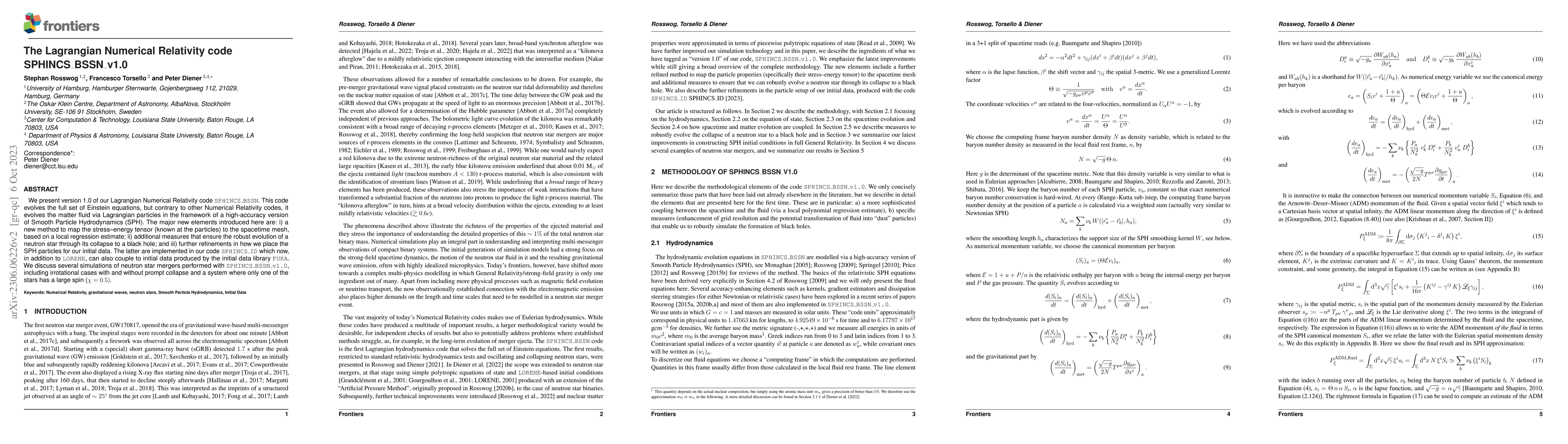 Thumbnail for The Lagrangian Numerical Relativity code SPHINCS_BSSN_v1.0