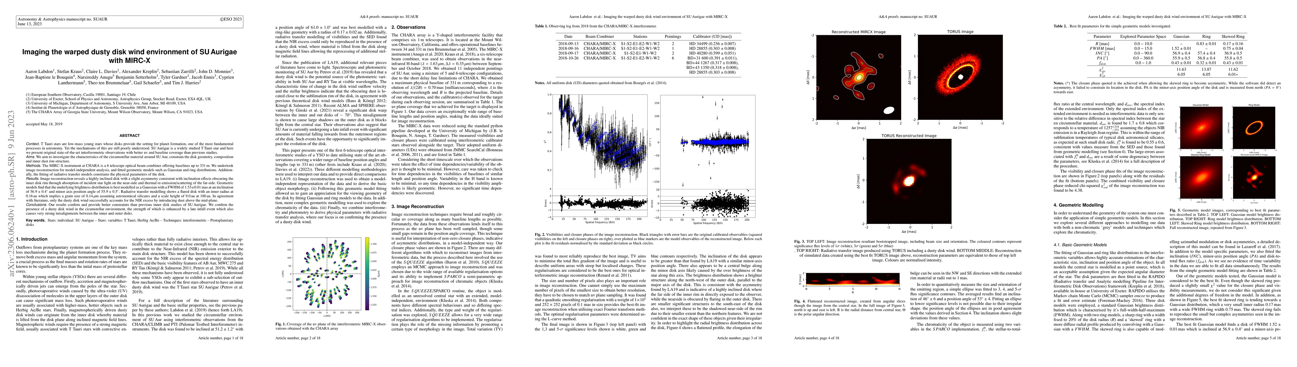 Thumbnail for Imaging the warped dusty disk wind environment of SU Aurigae with MIRC-X