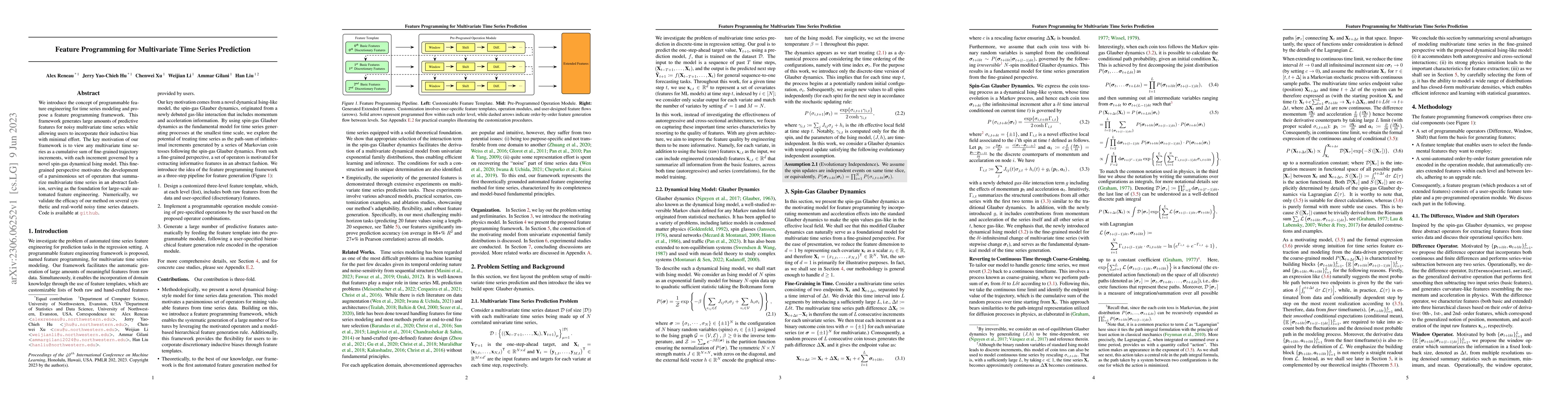Thumbnail for Feature Programming for Multivariate Time Series Prediction