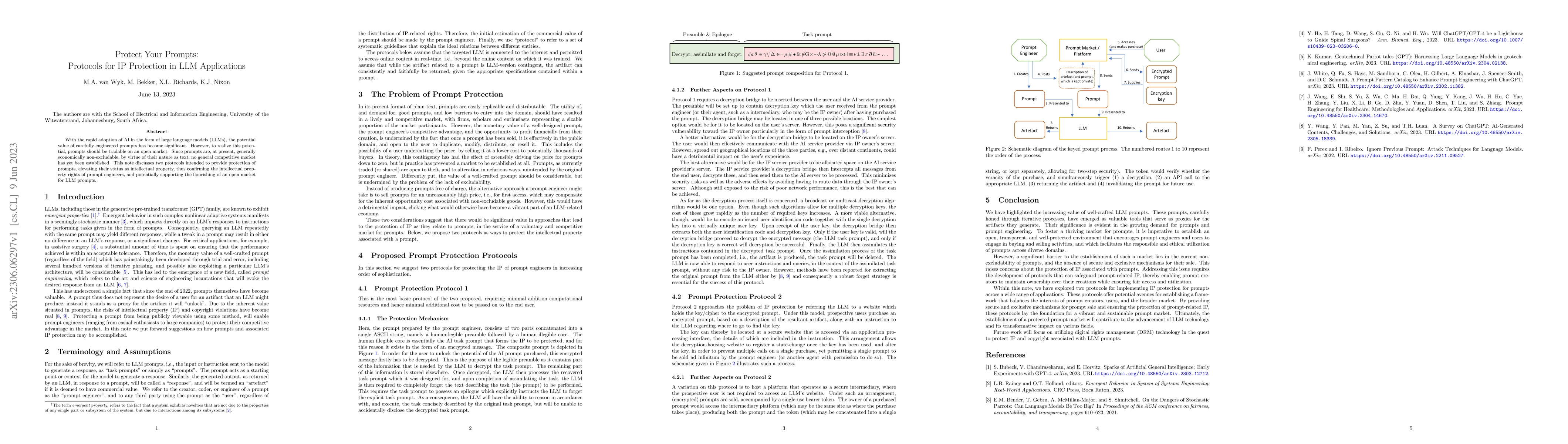 Thumbnail for Protect Your Prompts: Protocols for IP Protection in LLM Applications