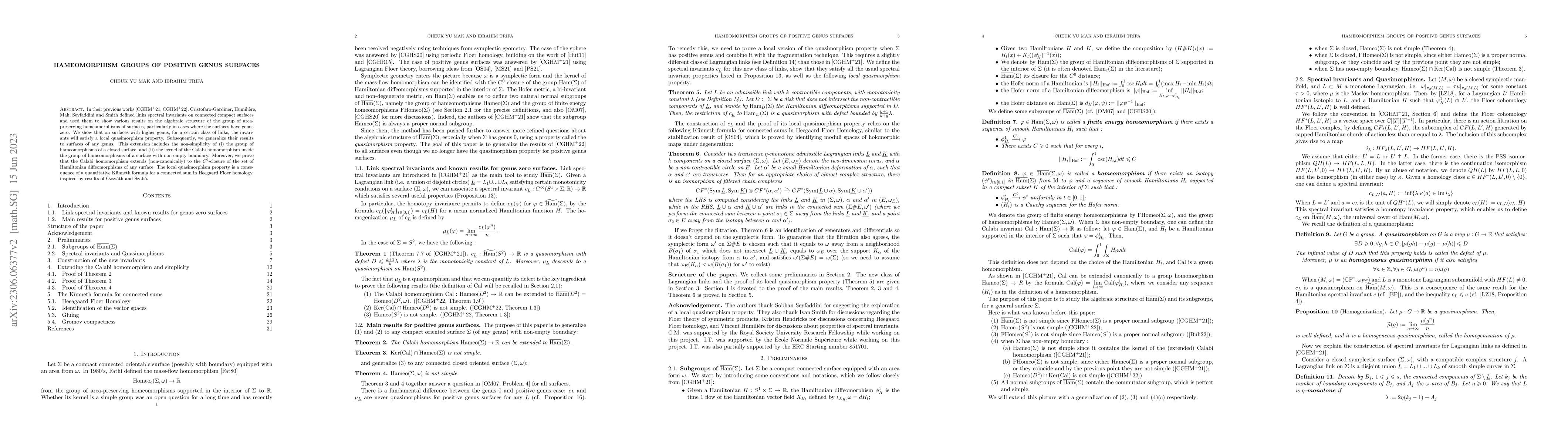 Thumbnail for Hameomorphism Groups of Positive Genus Surfaces