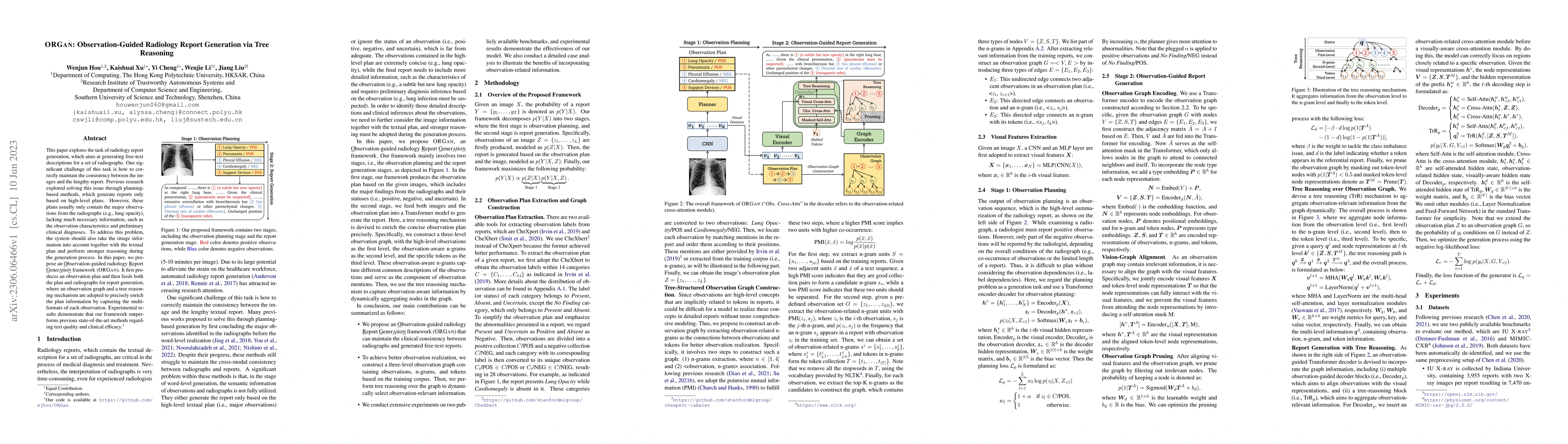 Thumbnail for ORGAN: Observation-Guided Radiology Report Generation via Tree Reasoning