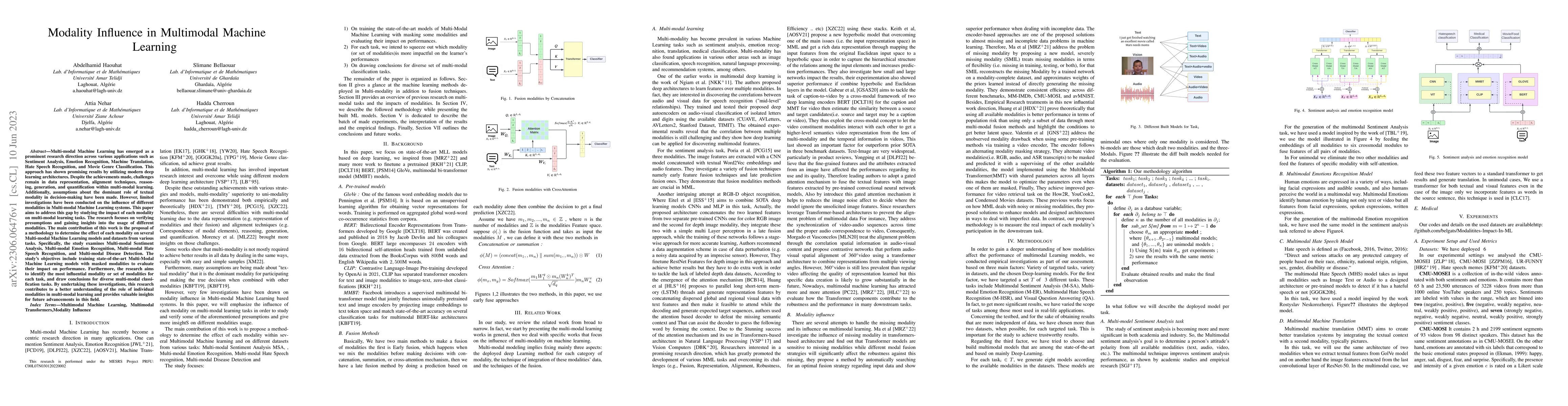 Thumbnail for Modality Influence in Multimodal Machine Learning