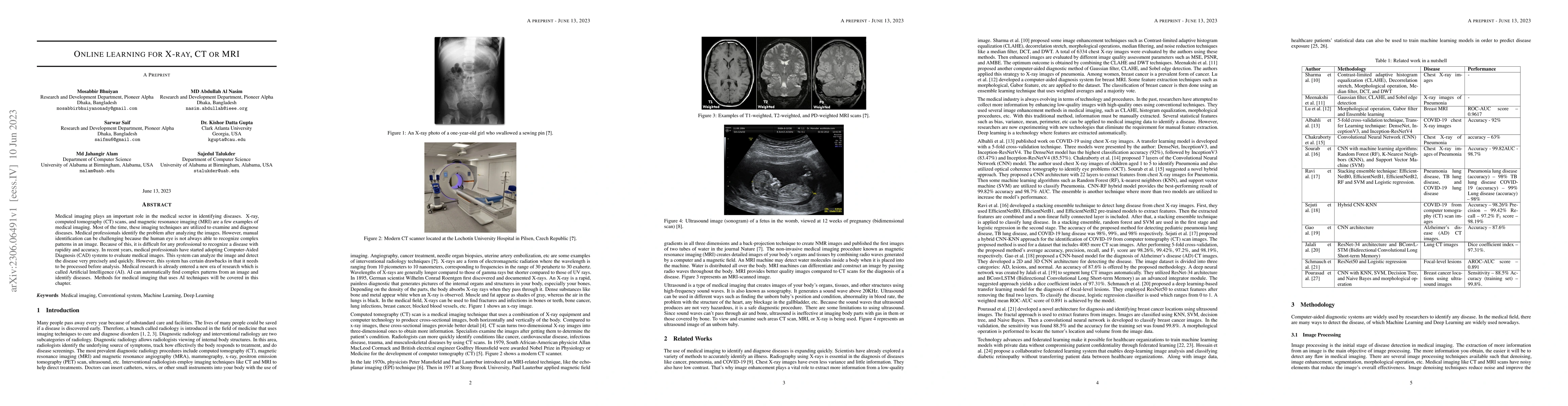 Thumbnail for Online learning for X-ray, CT or MRI