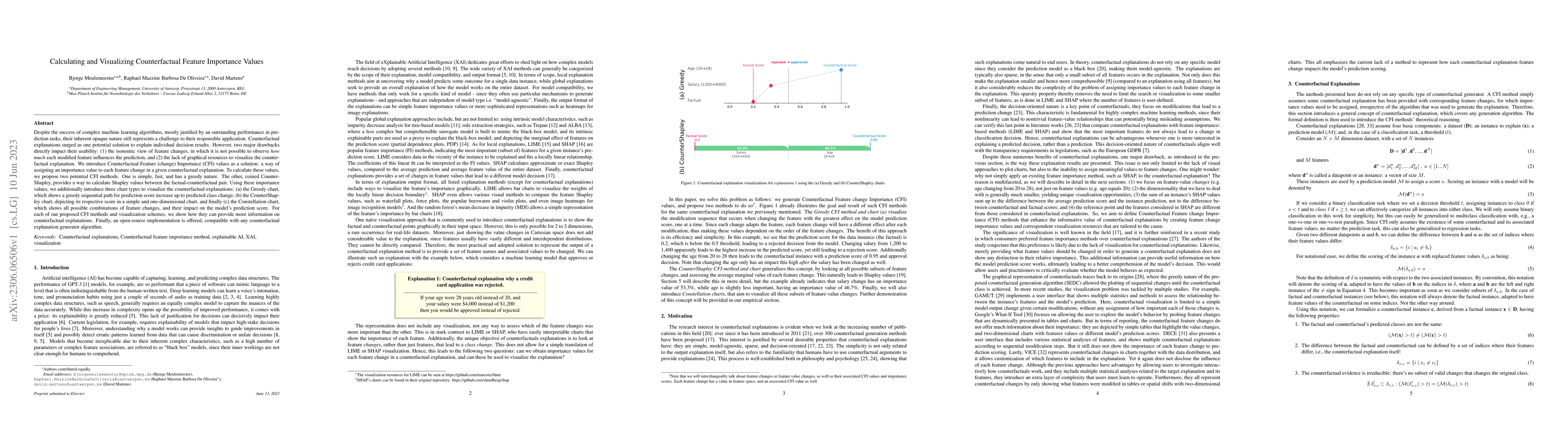 Thumbnail for Calculating and Visualizing Counterfactual Feature Importance Values