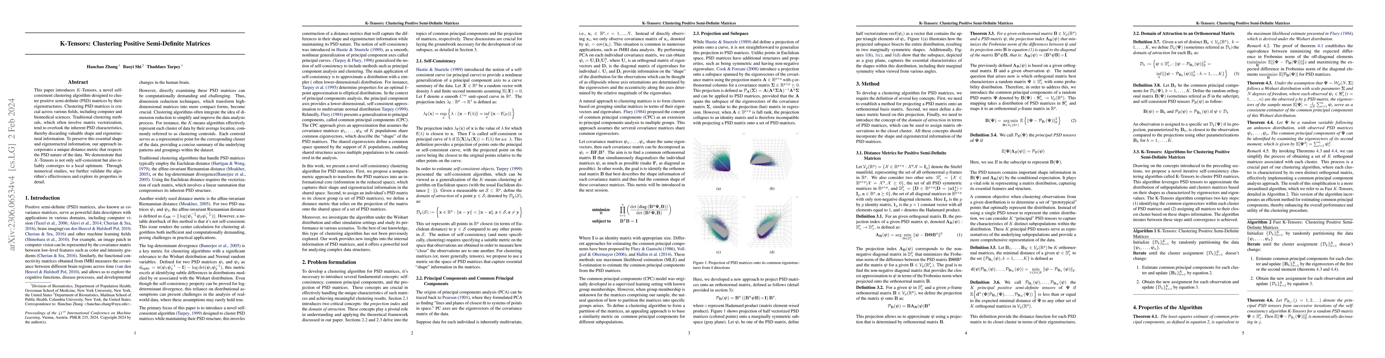 Thumbnail for K-Tensors: Clustering Positive Semi-Definite Matrices