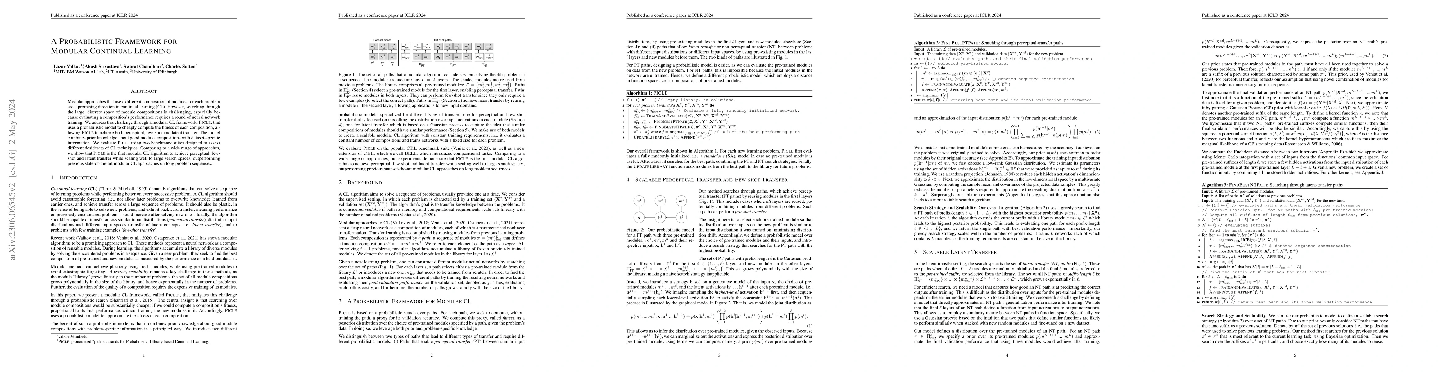 Thumbnail for A Probabilistic Framework for Modular Continual Learning