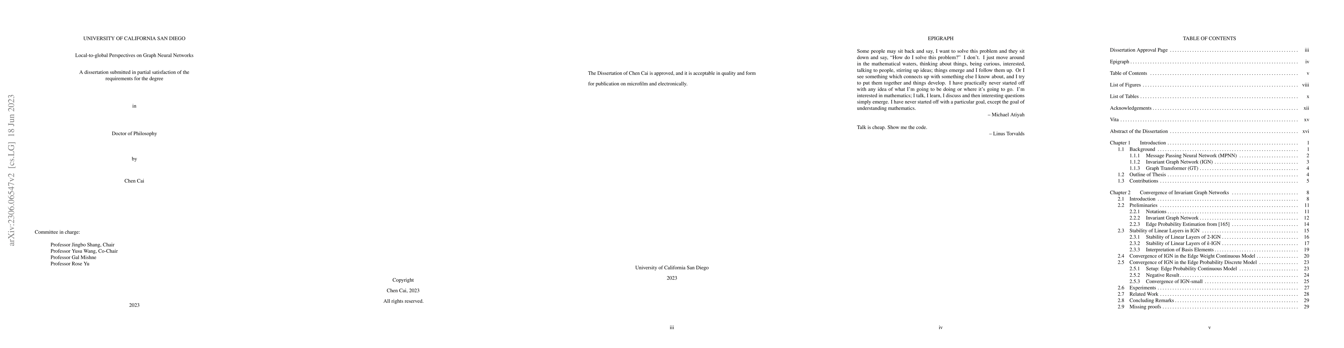 Thumbnail for Local-to-global Perspectives on Graph Neural Networks