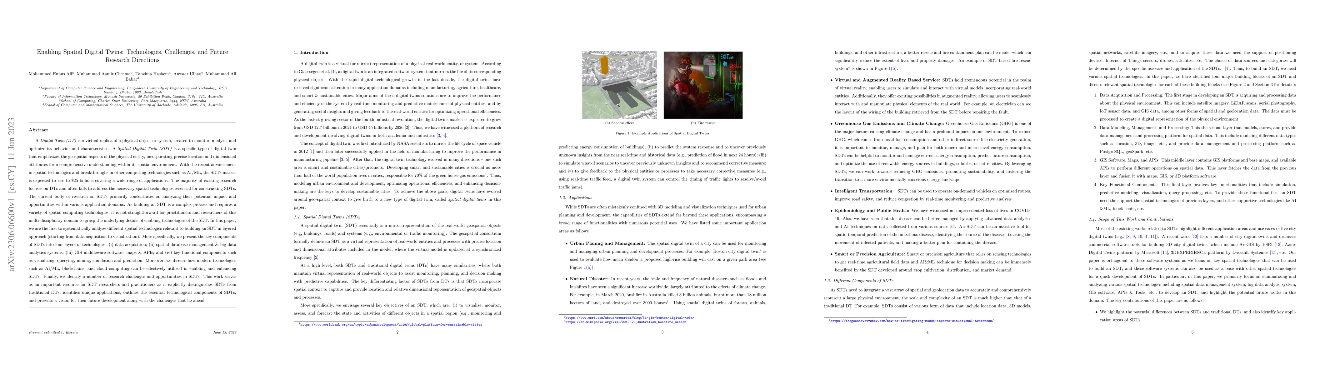 Thumbnail for Enabling Spatial Digital Twins: Technologies, Challenges, and Future
  Research Directions