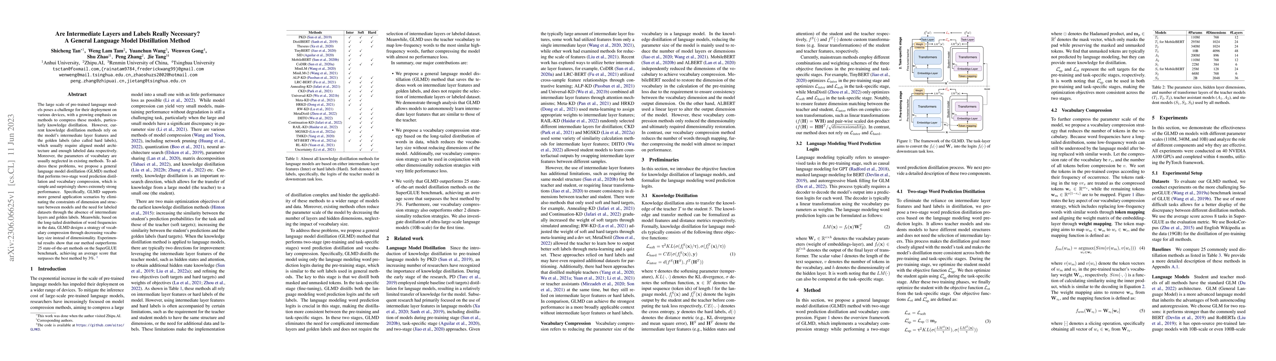 Thumbnail for Are Intermediate Layers and Labels Really Necessary? A General Language
  Model Distillation Method