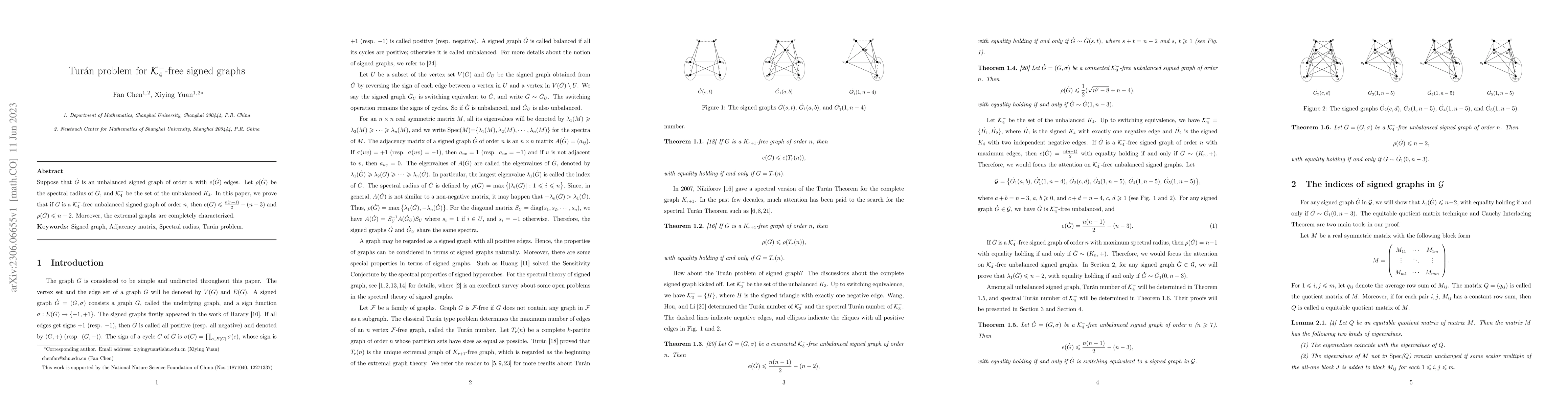 Thumbnail for Tur\'{a}n problem for $\mathcal{K}_4^-$-free signed graphs
