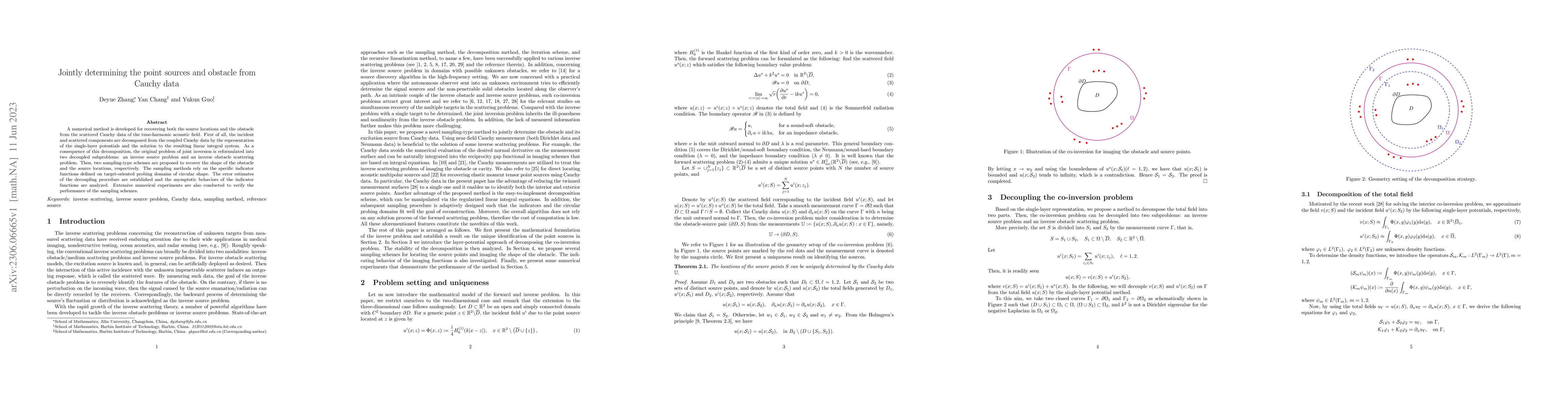 Thumbnail for Jointly determining the point sources and obstacle from Cauchy data