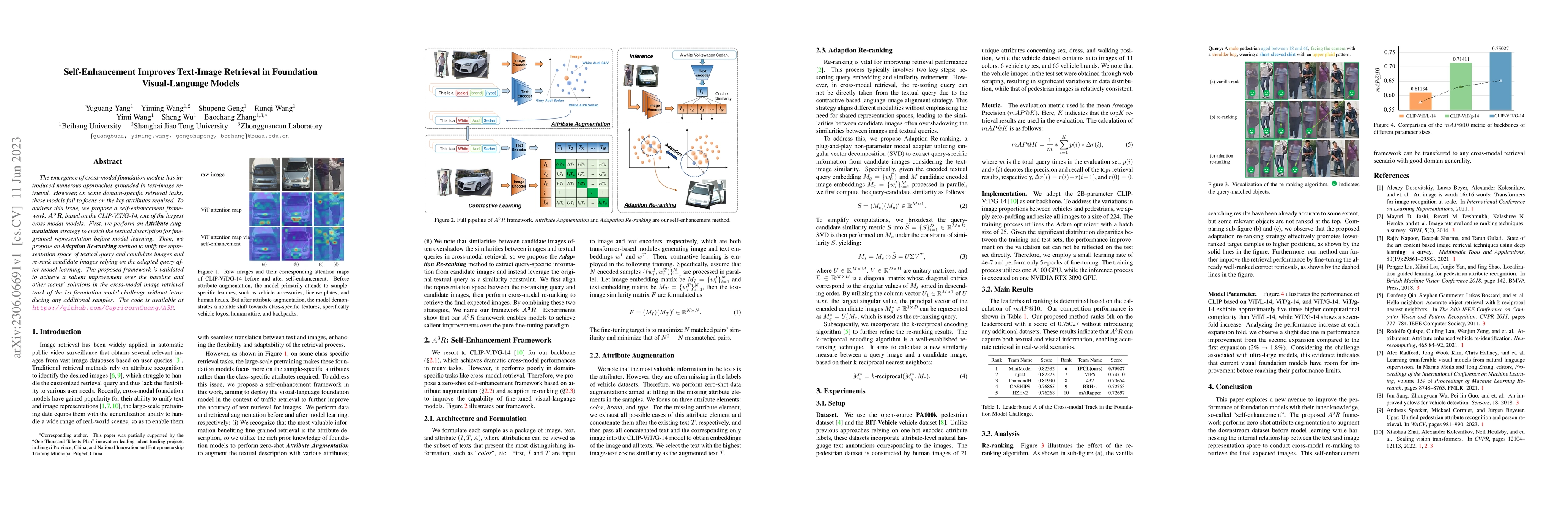 Thumbnail for Self-Enhancement Improves Text-Image Retrieval in Foundation
  Visual-Language Models