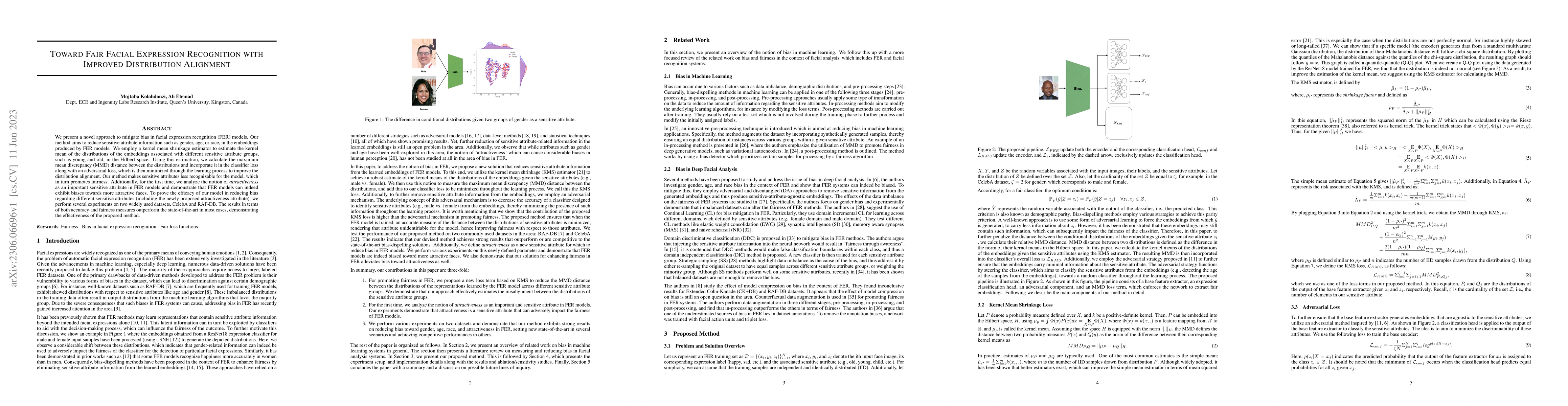 Thumbnail for Toward Fair Facial Expression Recognition with Improved Distribution
  Alignment