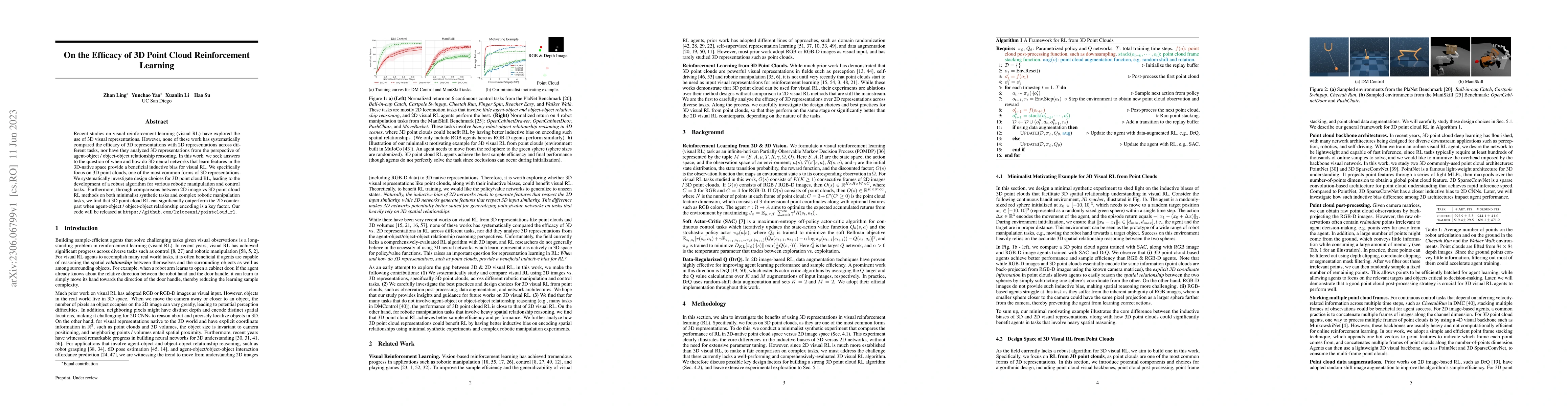 Thumbnail for On the Efficacy of 3D Point Cloud Reinforcement Learning