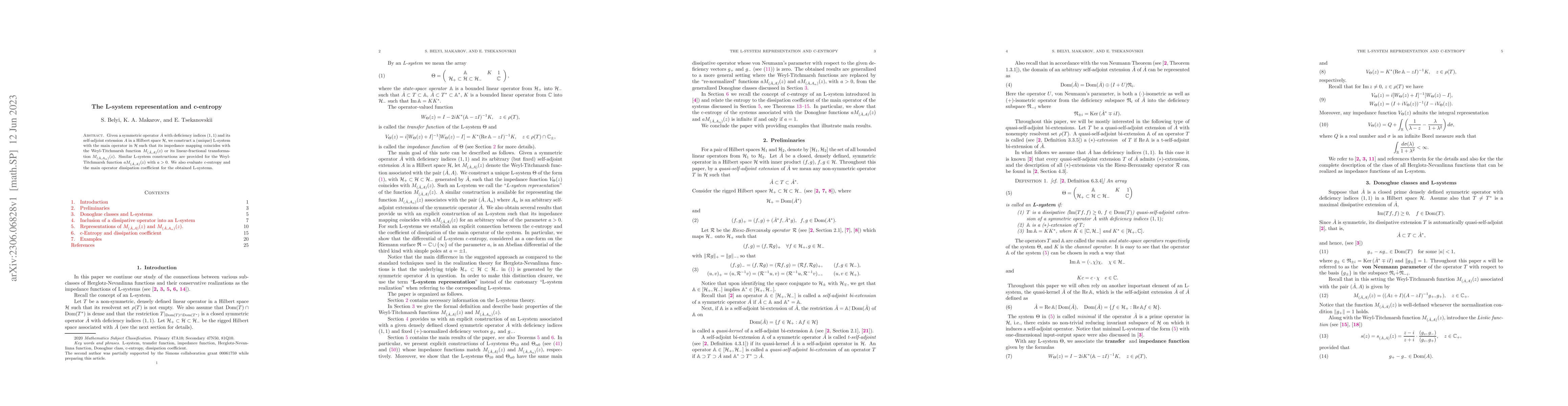 Thumbnail for The L-system representation and c-entropy