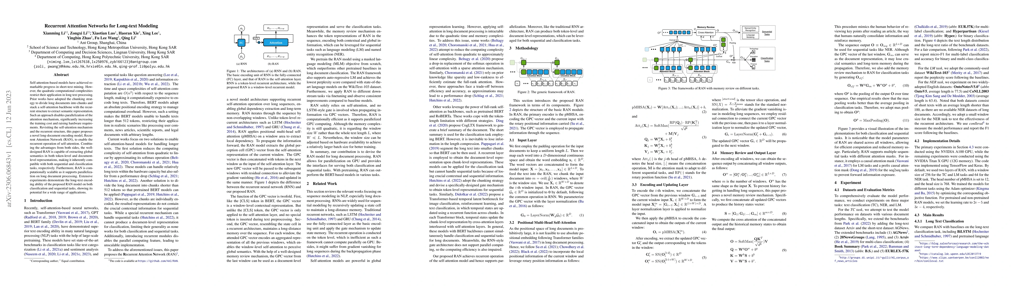 Thumbnail for Recurrent Attention Networks for Long-text Modeling