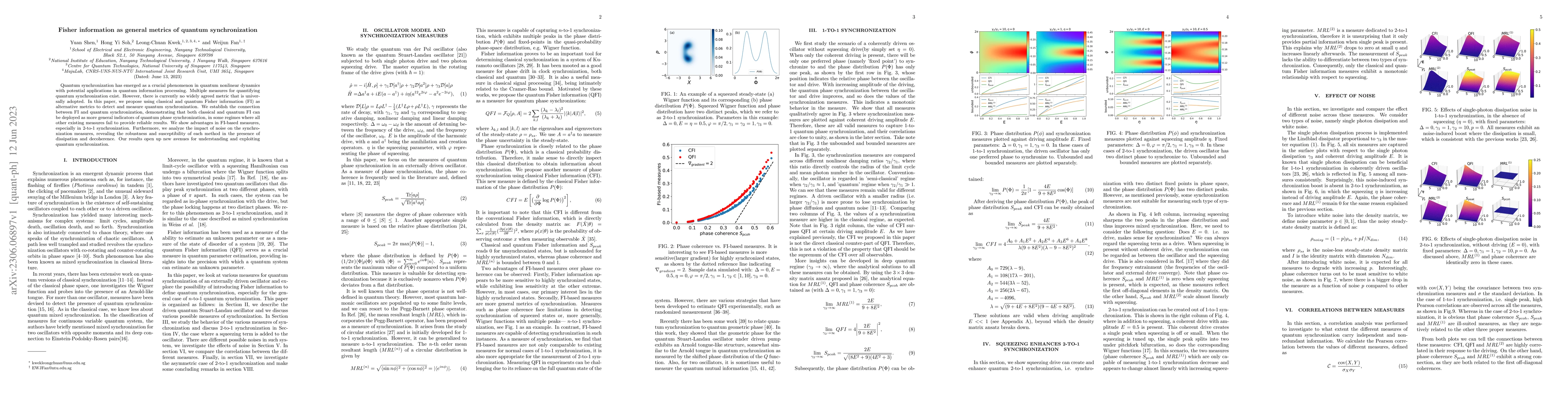 Thumbnail for Fisher information as general metrics of quantum synchronization