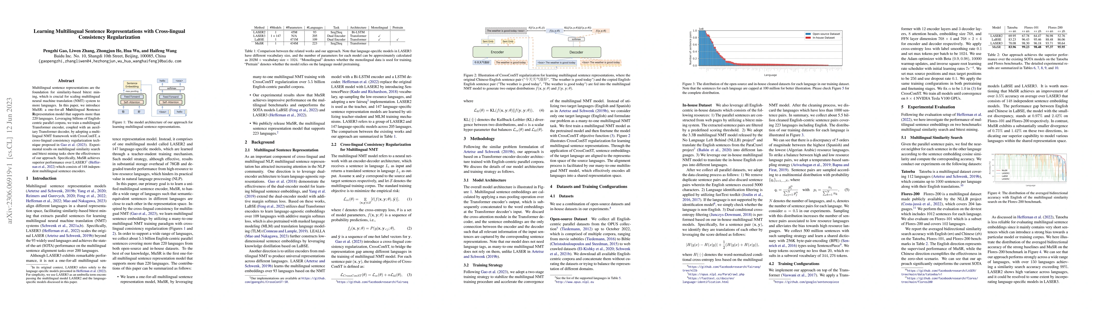 Thumbnail for Learning Multilingual Sentence Representations with Cross-lingual
  Consistency Regularization