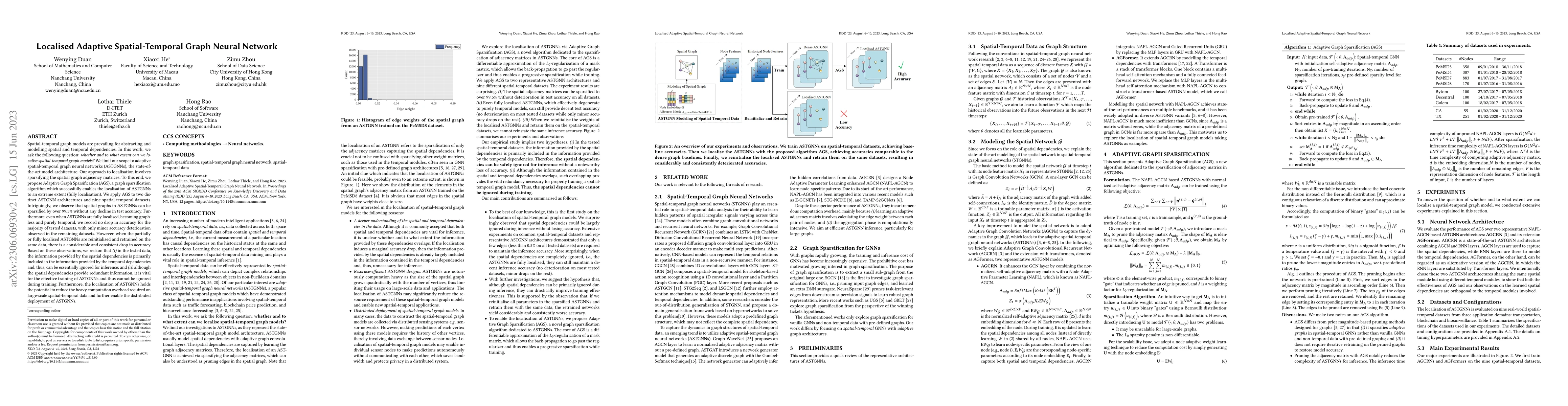 Thumbnail for Localised Adaptive Spatial-Temporal Graph Neural Network