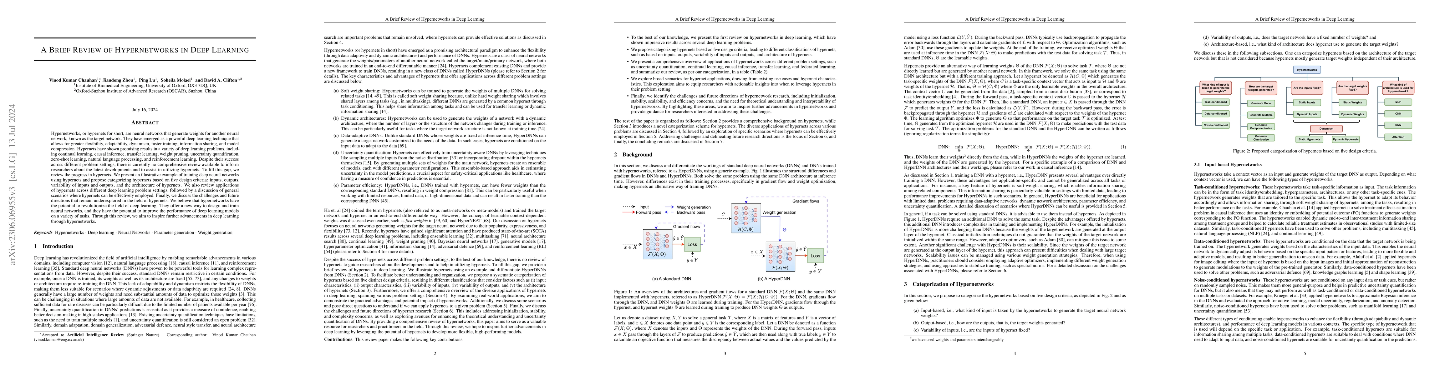 Thumbnail for A Brief Review of Hypernetworks in Deep Learning