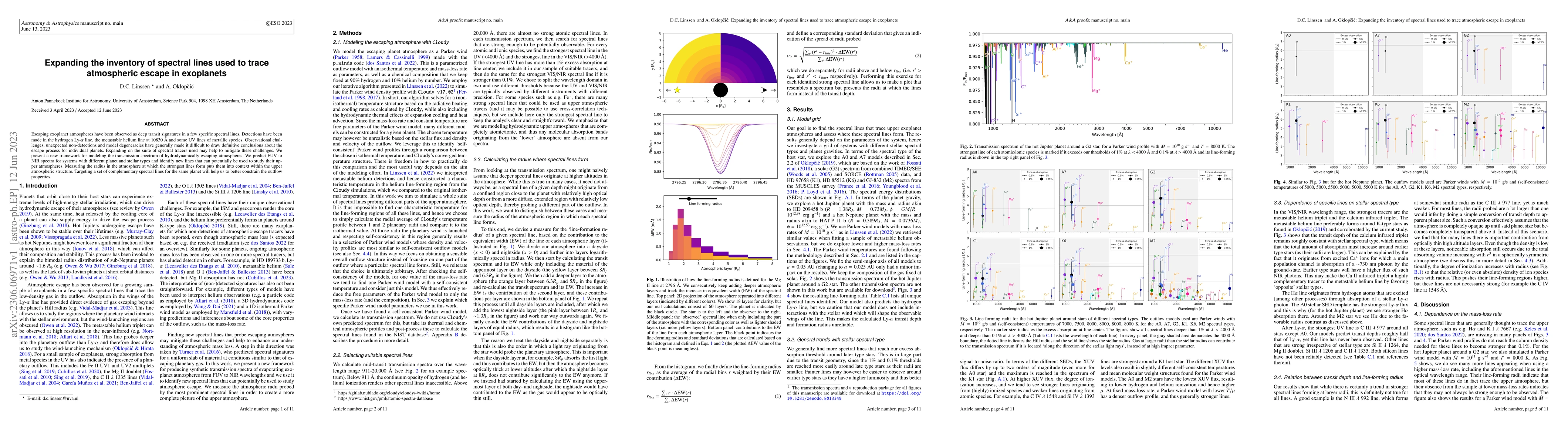 Thumbnail for Expanding the inventory of spectral lines used to trace atmospheric
  escape in exoplanets