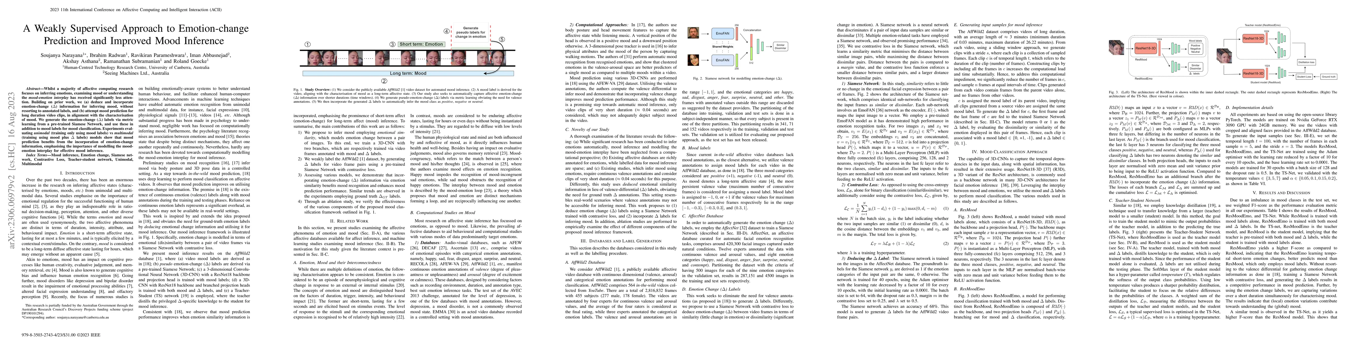 Thumbnail for A Weakly Supervised Approach to Emotion-change Prediction and Improved
  Mood Inference