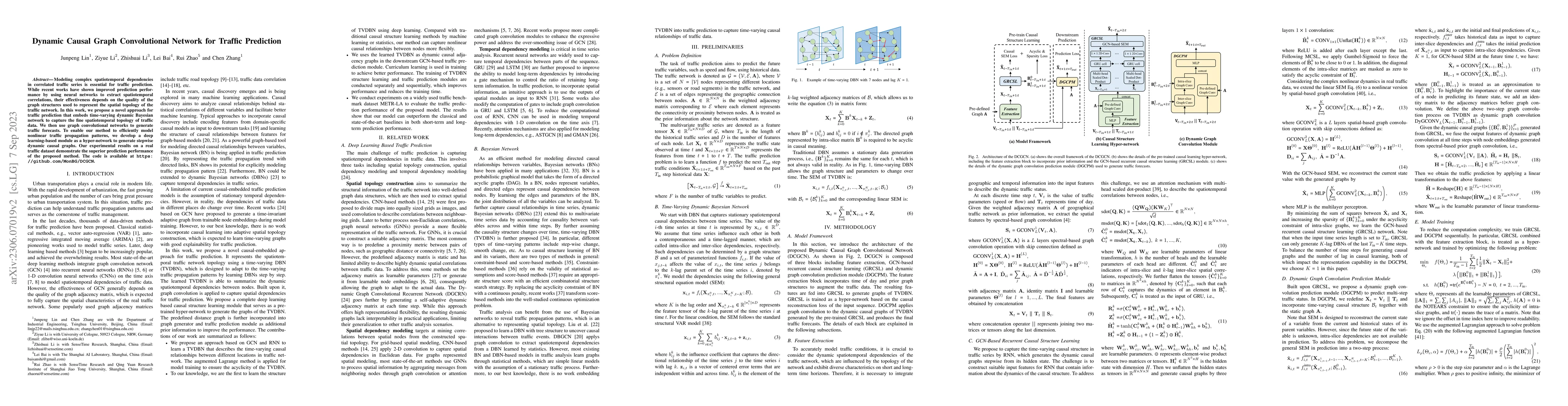 Thumbnail for Dynamic Causal Graph Convolutional Network for Traffic Prediction